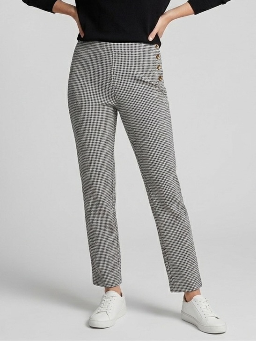 Michael Kors Houndstooth Pants Pull On
